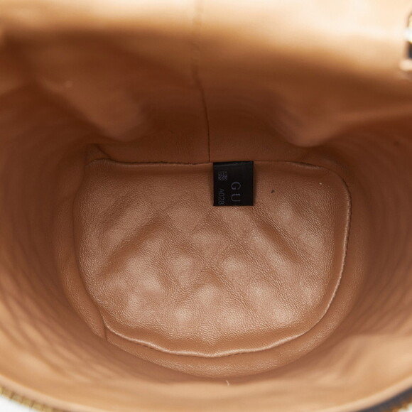 GUCCI Black Leather Horsebit Shoulder Bag - Picture 7 of 12